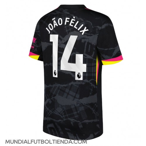 Camiseta Chelsea Joao Felix #14 Tercera Equipación Replica 2024-25 mangas cortas